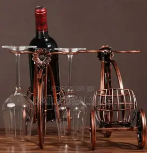 Metallic Wine Holder