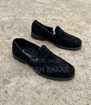 Black Billionaire Smart Casual Suede Loafers