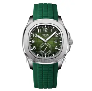 NIBOSI Men’S Rubber Casual Wrist Watch