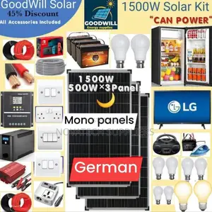 1500W Solar System Full Kit / Original Solar.