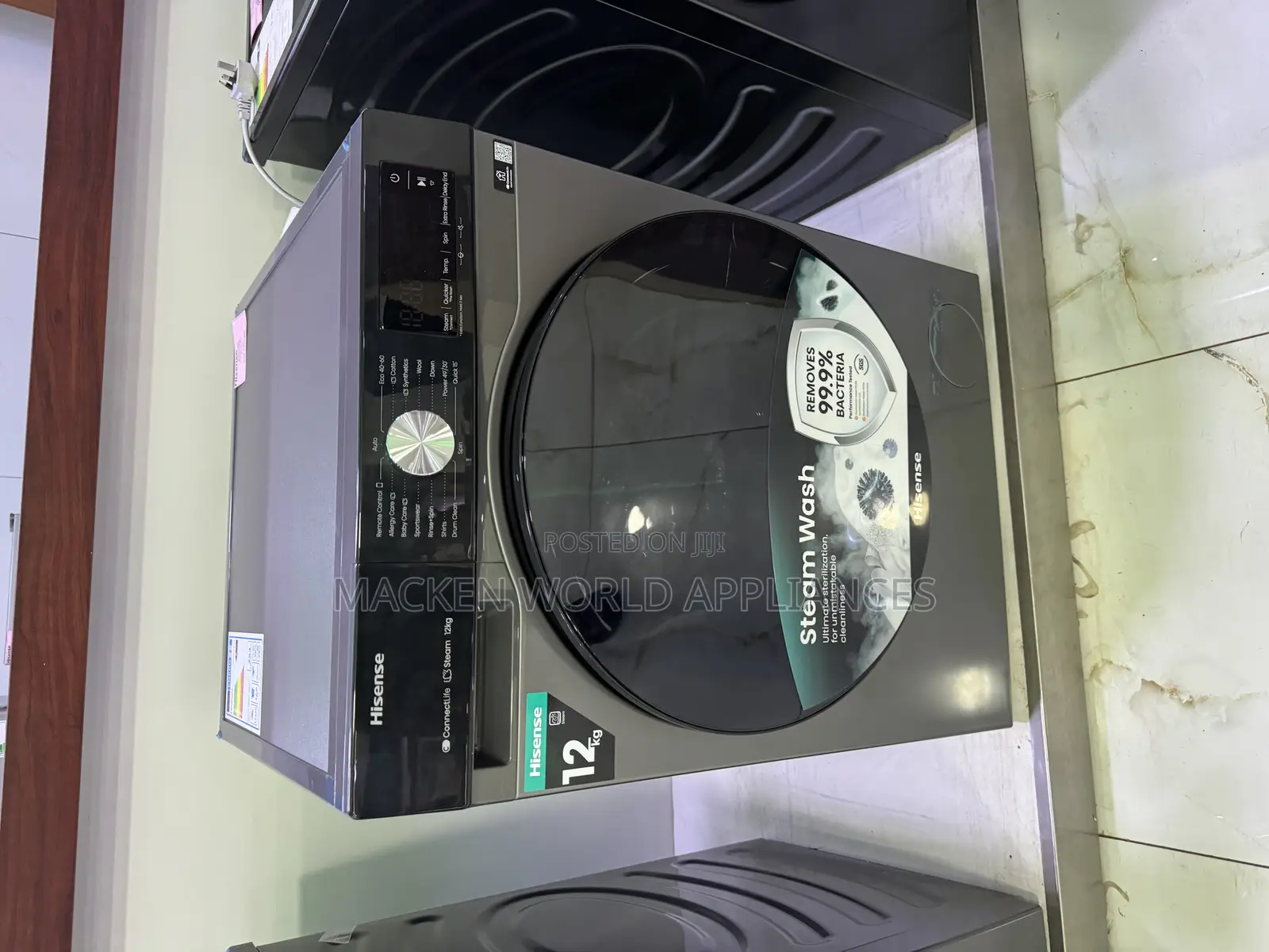 Hisense 12kg Automatic Front Load Washing Machine Inverter
