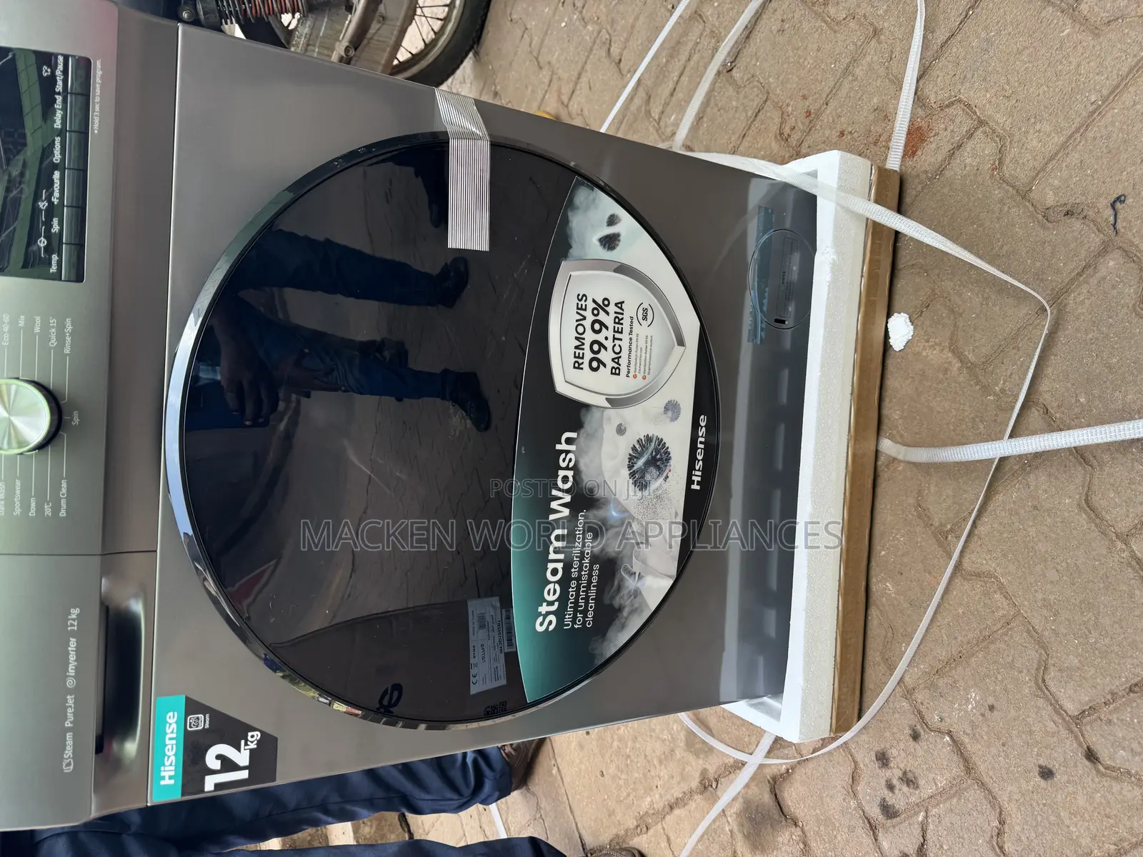 Hisense 12kg Automatic Front Load Washing Machine (2YR WRTY)