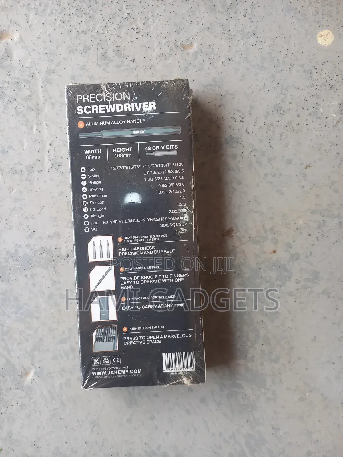 Jakemy Precision Screw Driver Jim 8182 [48 Bits]