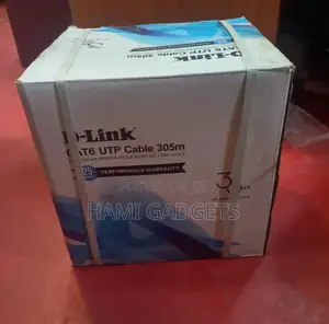 Dlink Cat6 Roll Indoor Cable Original Pure Copper (Utp 305)