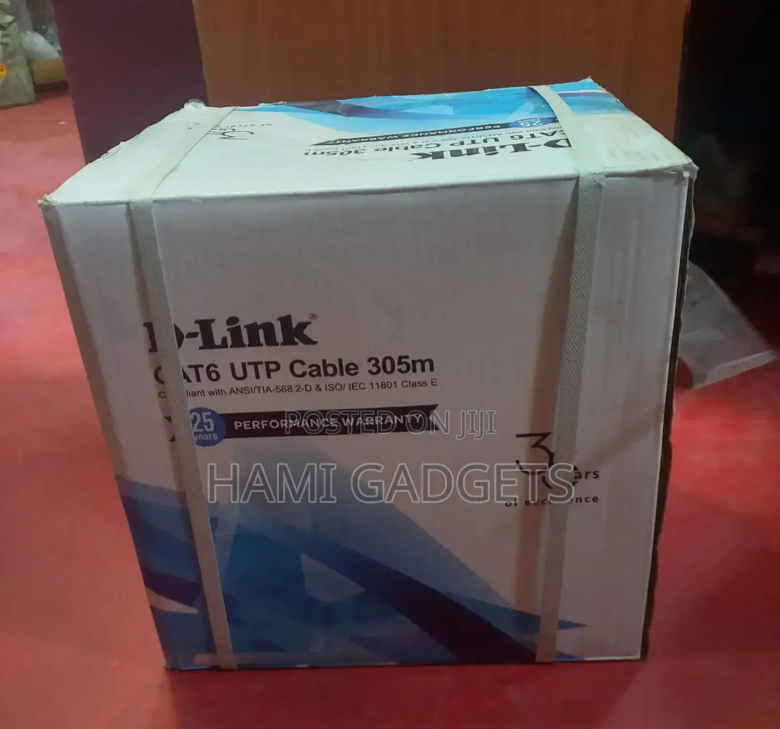 Dlink Cat6 Roll Indoor Cable Original Pure Copper (Utp 305)