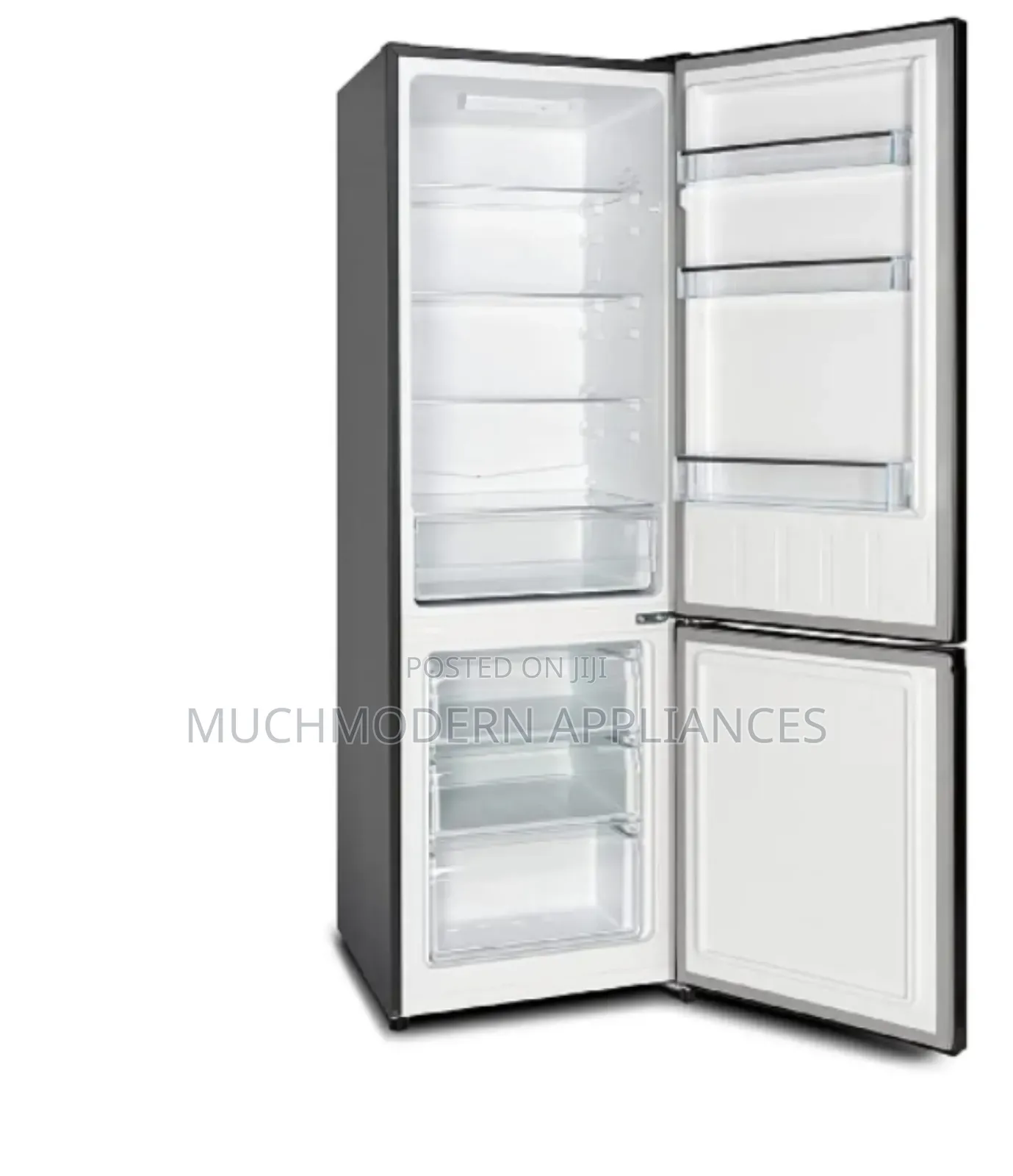 Chiq 260 L 2-Door Bottom Freezer Refrigerator, CTM260DBIK3