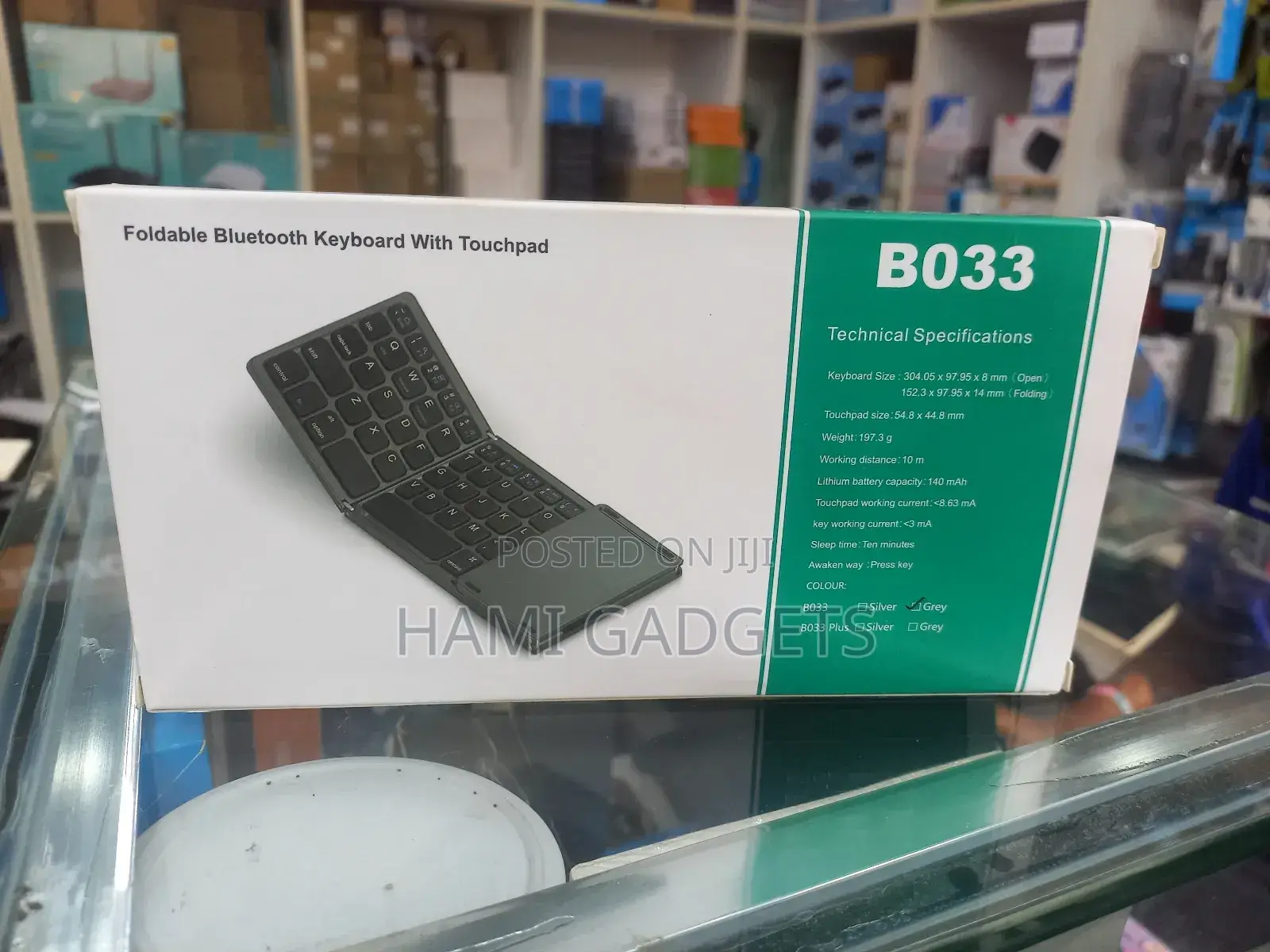 Foldable Bluetooth Keyboard With Touch Pad