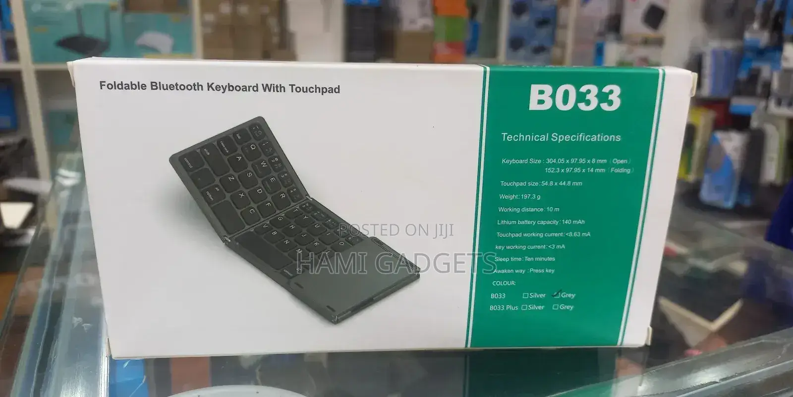 Foldable Bluetooth Keyboard With Touch Pad
