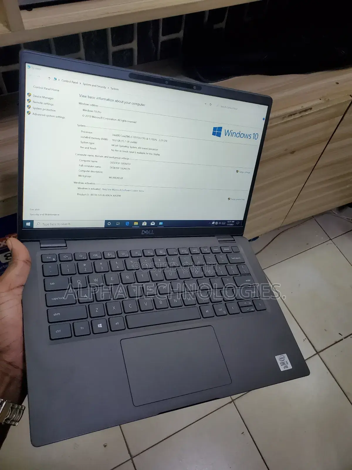Laptop Dell Latitude 7410 8GB Intel Core I5 SSD 512GB