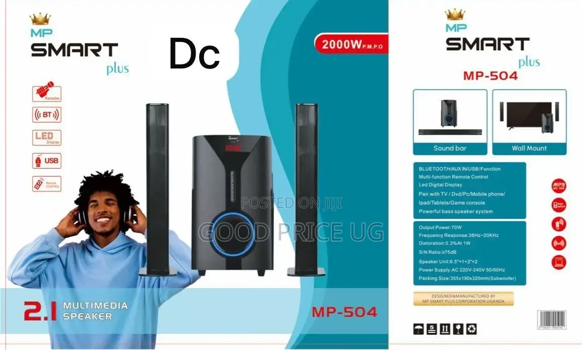 MP-505 Smart Plus Sound Bar/Multimedia Speaker