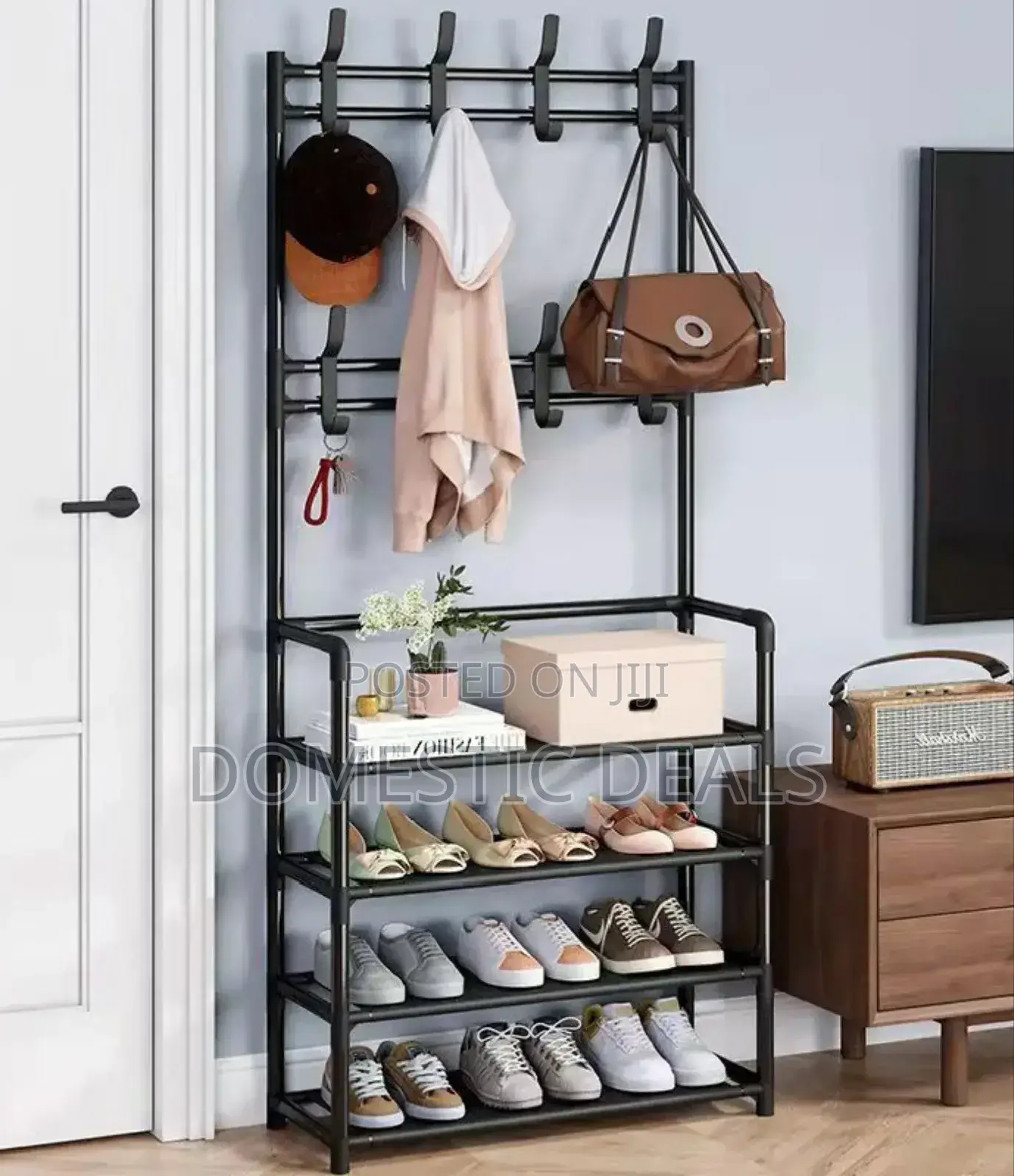 Multifunctional Shoe and Hat Rack