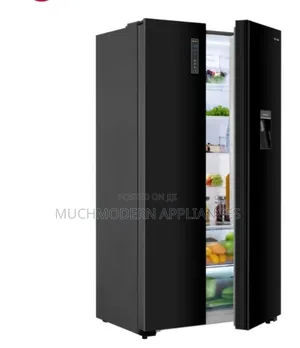 Hisense 670lt Side by Side, Water Dispenser,Glass Finish