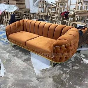 Standard 3seater Chesterfield With Gold Stand