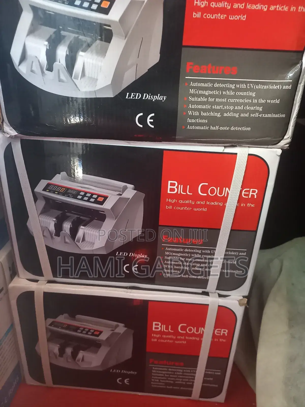 Bill Counter Machine ( Black and Red Box)