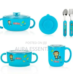 Nuby Stainless Steel Feeding Set