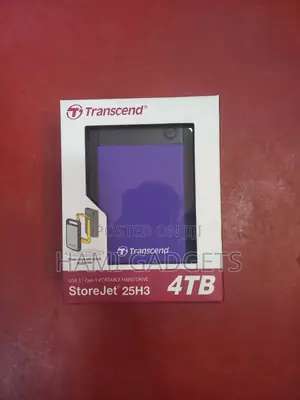 4tb Transcend External Hard Drive Storejet