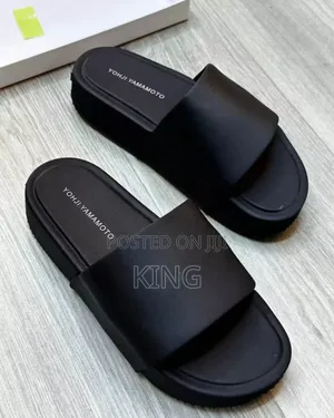 Icon Black Yamamoto Adidas Y3 Slides
