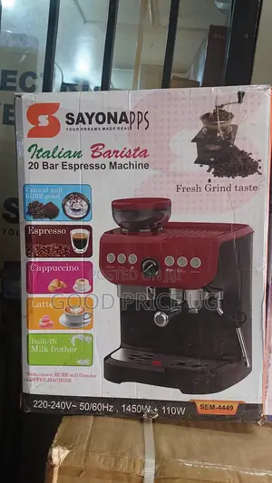 Sayona 20 Bar Espresso Machine