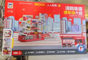 Kids Fire Station Play Toy Set