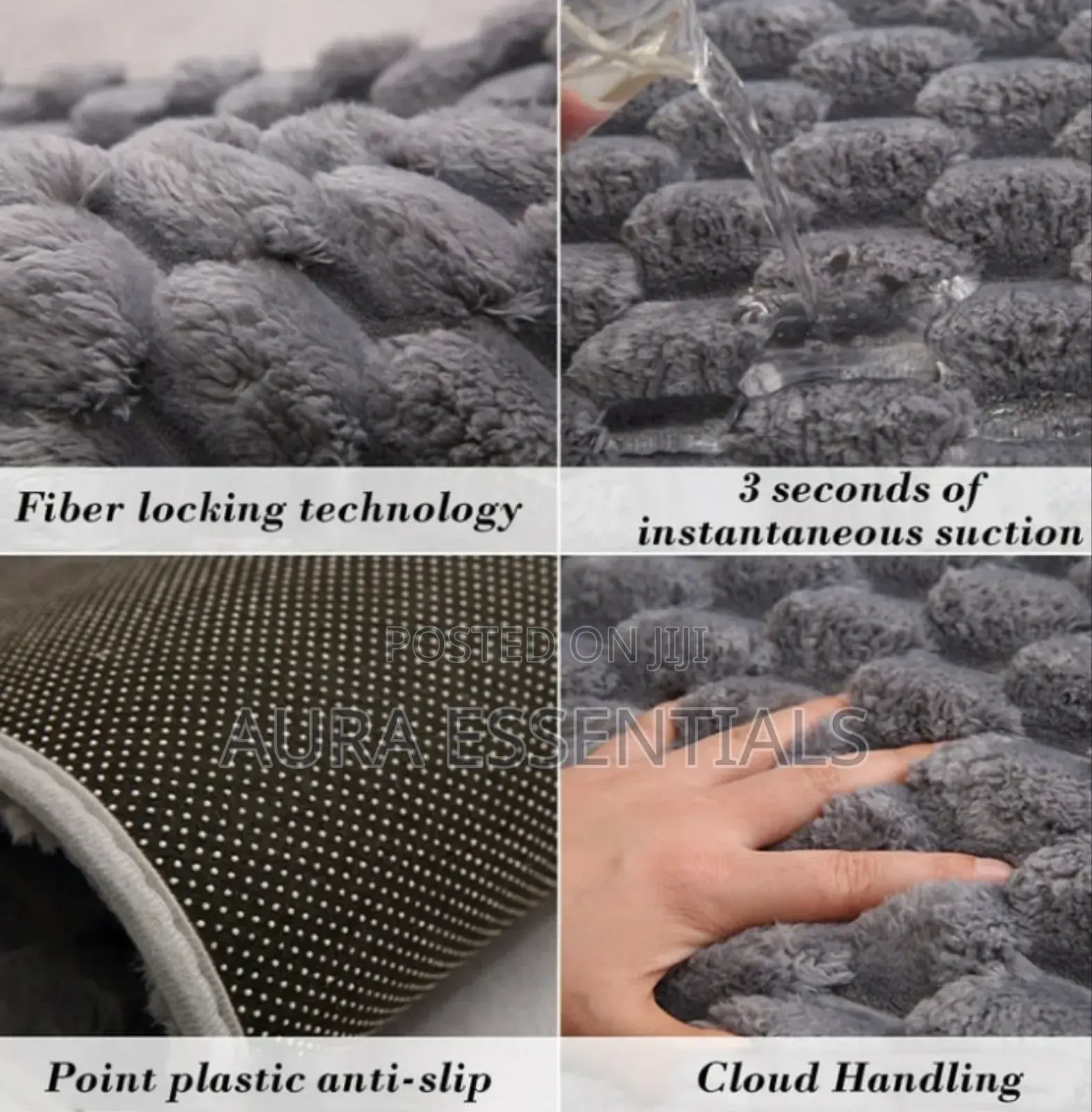 Ultra Soft Waffle Bath Mat