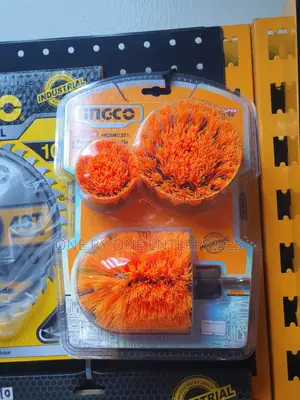 Ingco Cleaning Brush Set 3pcs Granite,Paver Cleaning Brush