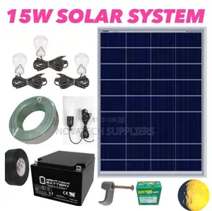 15W Solar Energy System Kit Khaki
