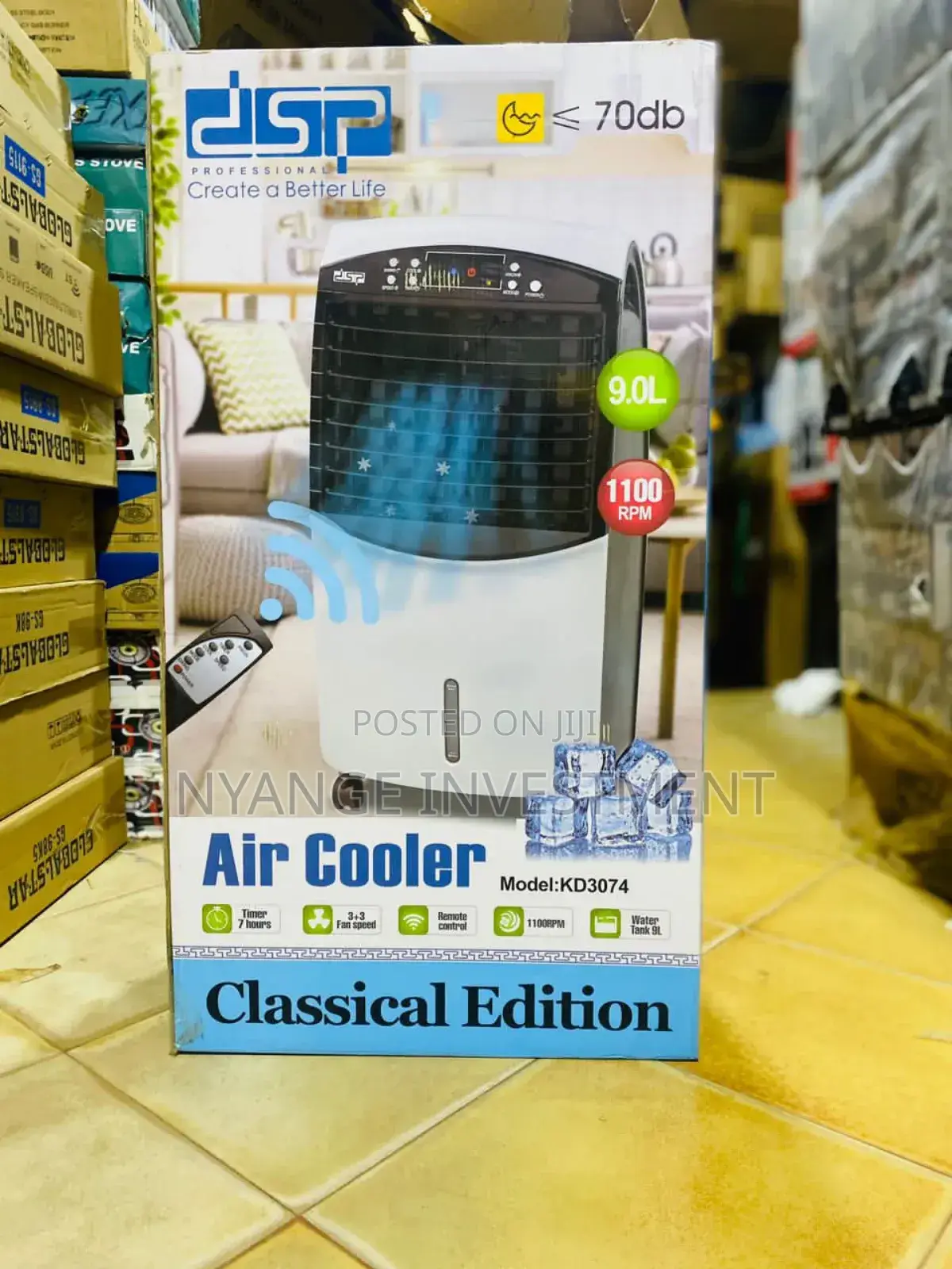 9.0 Litres DSP Air Cooler.
