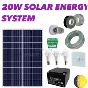 20W Solar Energy System Full Kit Kandy