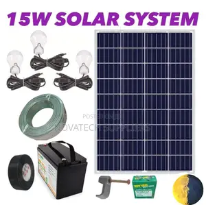 15W Solar System Full Kit/ Warranty Included