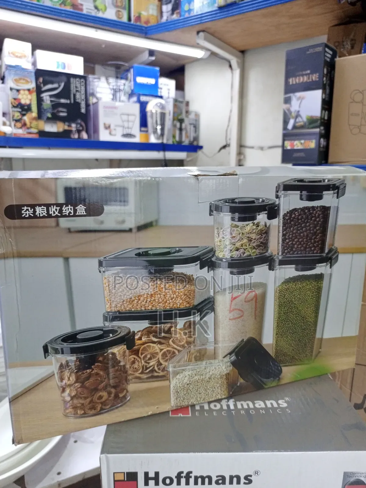 Clear Plastic Airtight Food Storage Containers.