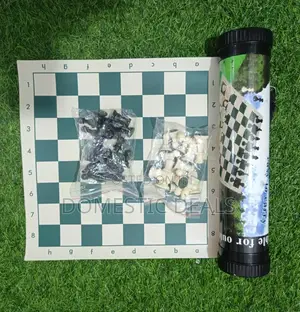 Folding Chess Mat With Storage Case