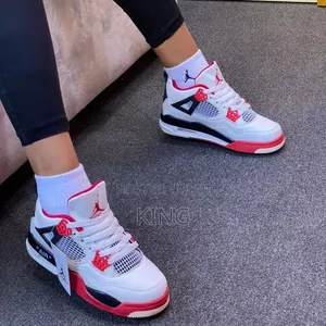 Vogue Ladies Jordan 4 Sneakers