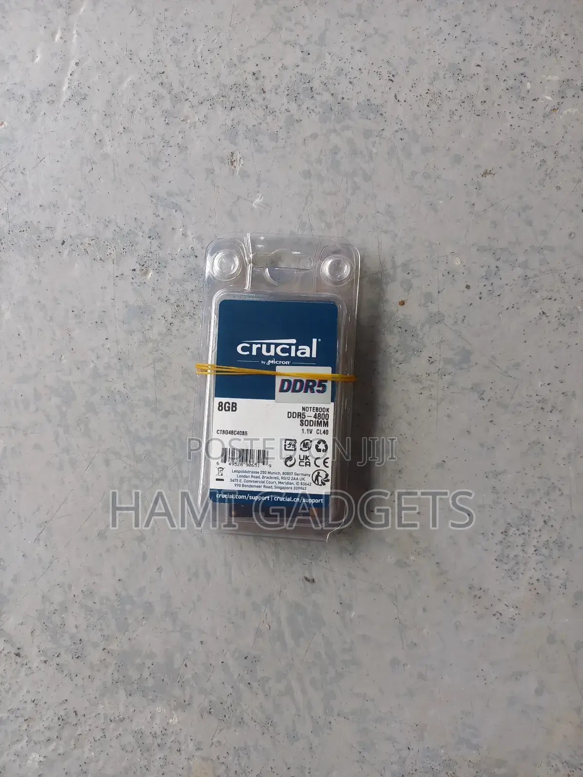 Crucial Ram 8gb Ddr5 Laptop (4800)
