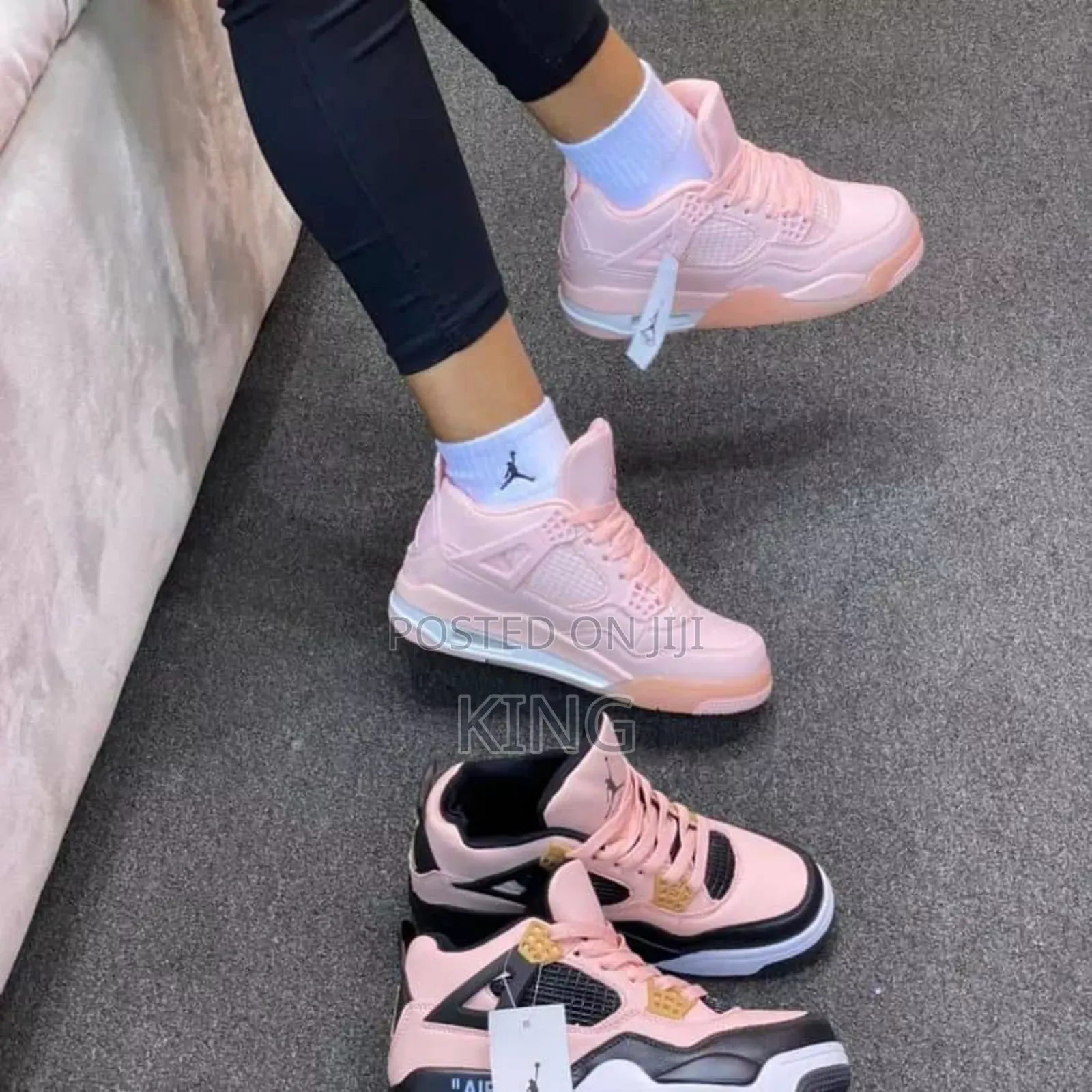 Edge Air Jordan 4. J4 Sneakers
