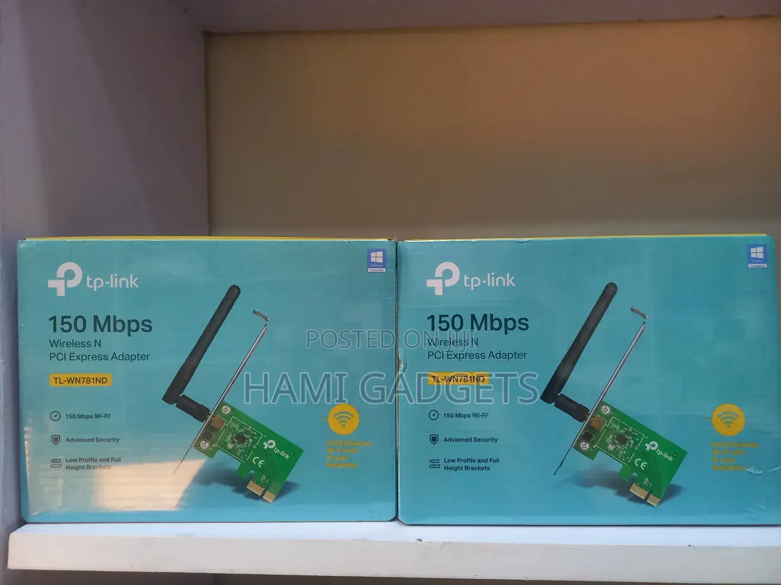 Tp-Link Wireless Pci Express Adapter TL Wn 781nd (130mbps)