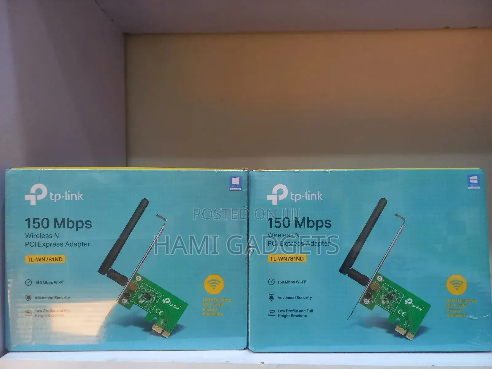 Tp-Link Wireless Pci Express Adapter TL Wn 781nd (130mbps)