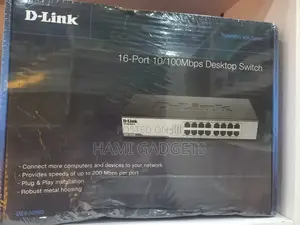 Dlink 16port 10/100mbps Desktop Switch (Des 1016D)
