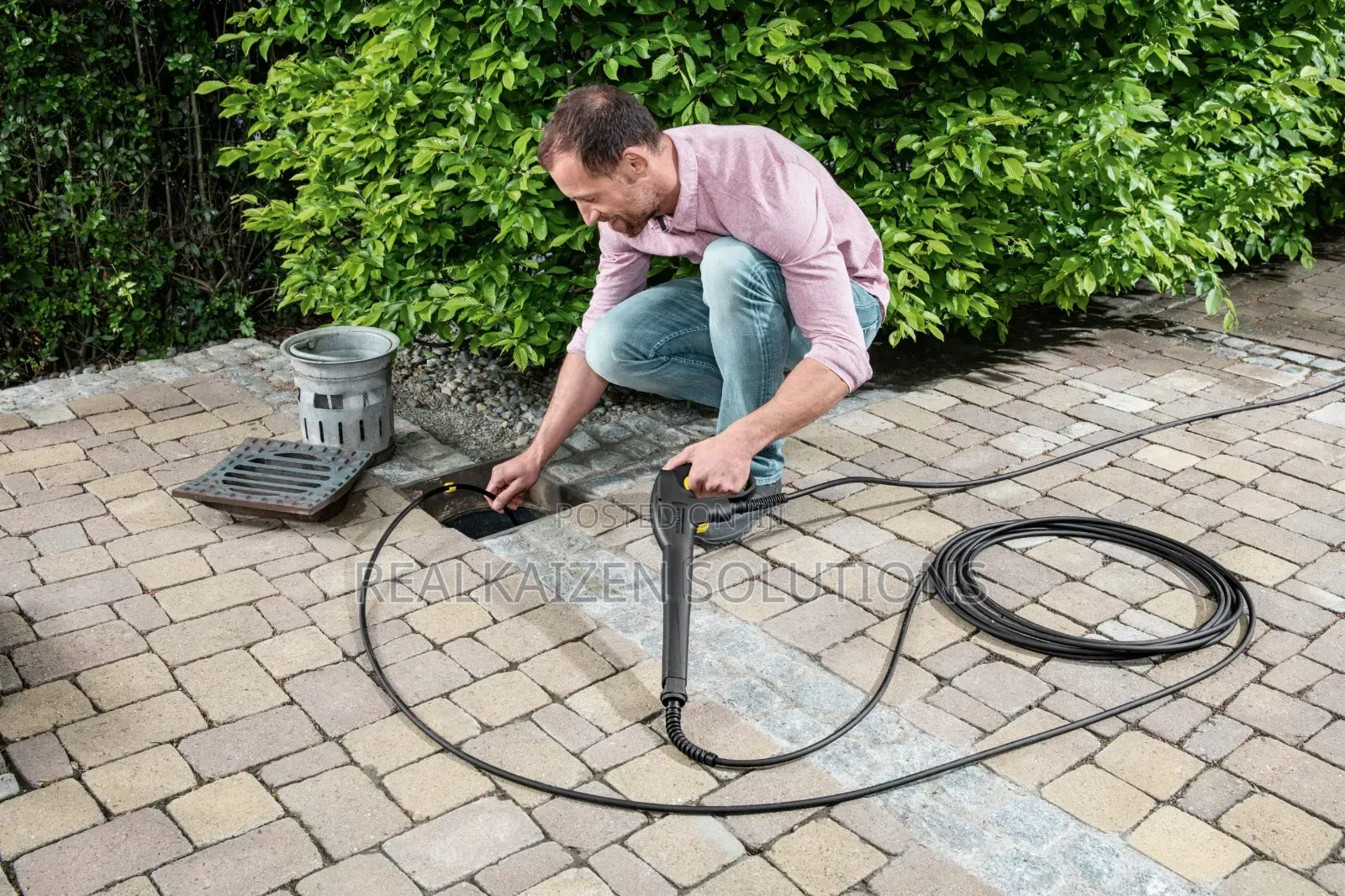 German KARCHER Electric Pressure Washer + Surface Cleaner
