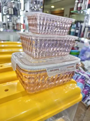 3-Piece Melamine Storage Containers