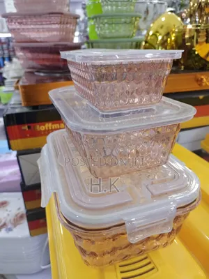 3-Piece Melamine Storage Containers
