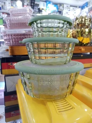3-Piece Round Melamine Storage Containers