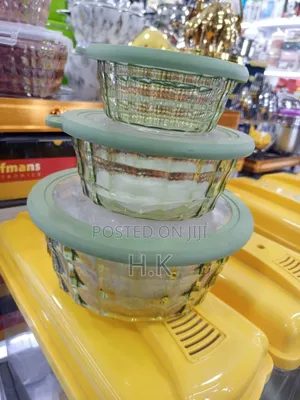 3-Piece Round Melamine Storage Containers