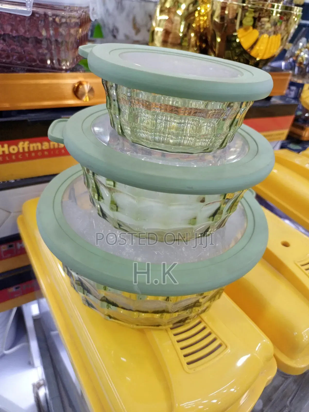3-Piece Round Melamine Storage Containers