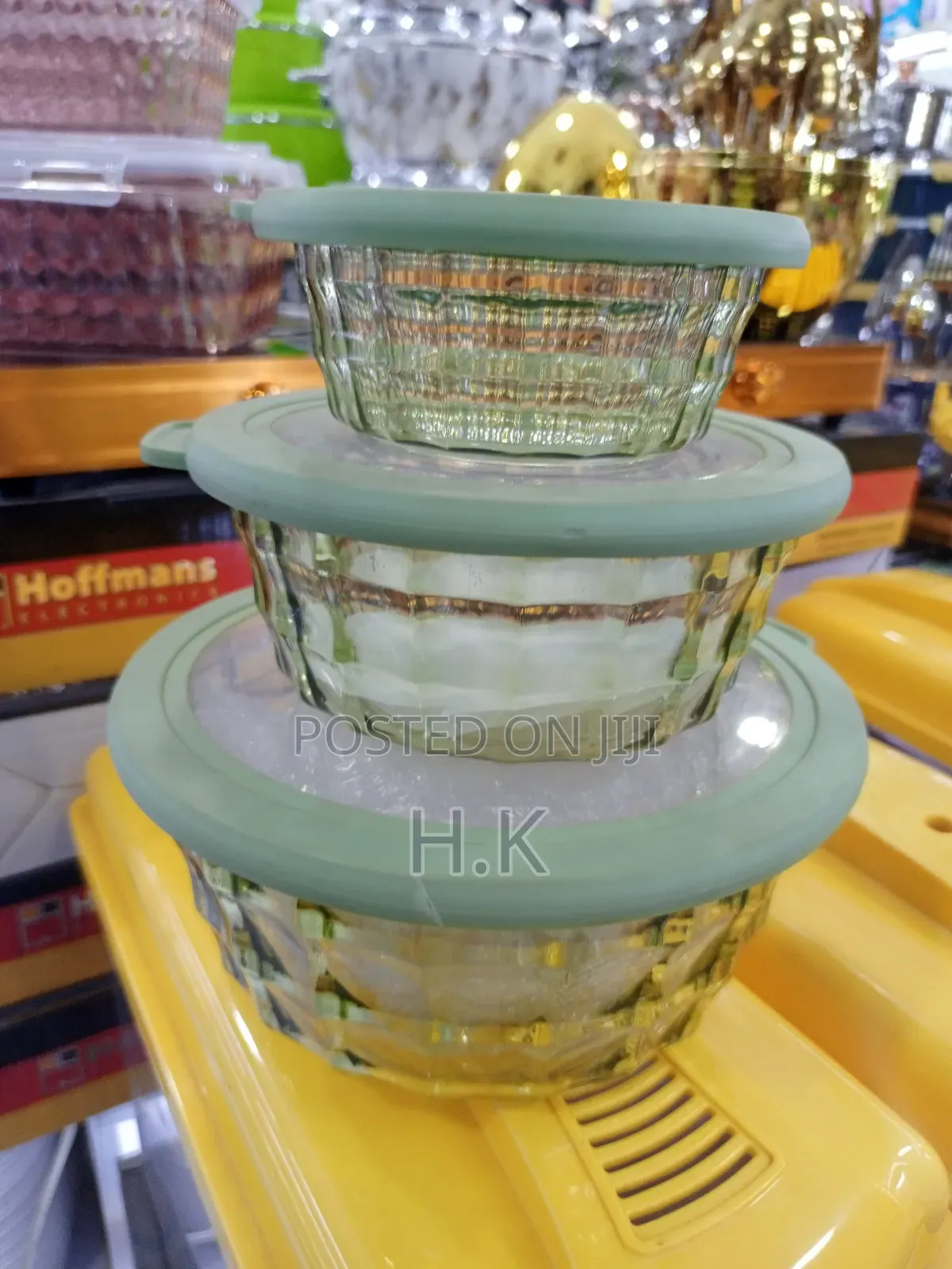 3-Piece Round Melamine Storage Containers