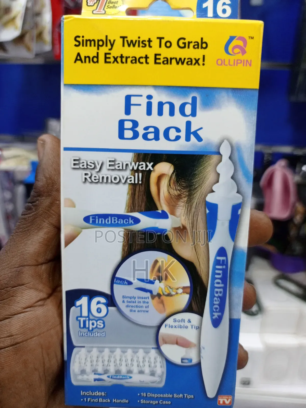 Find Back Smart Swab Earwax Removal Tool.