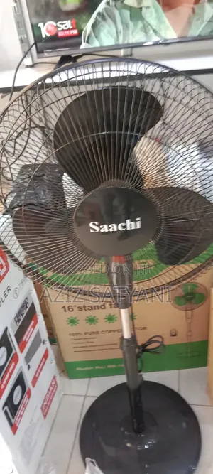 High Quality Perfomance 16 Inch Stand Fan-black