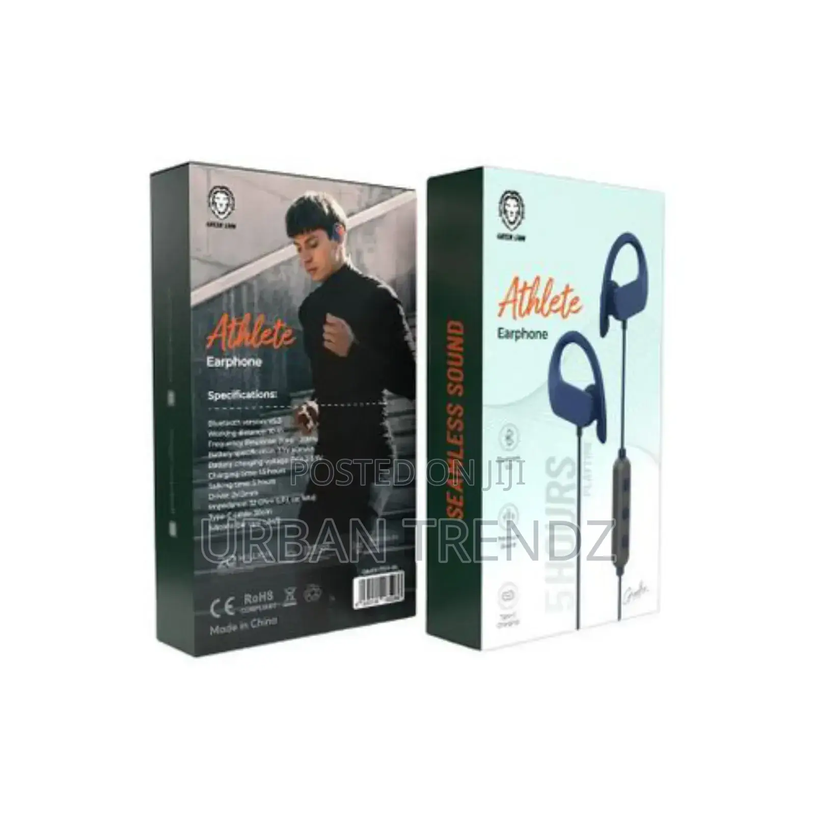 Green Lion Athlete Earphone Type-C Charging Bluetooth