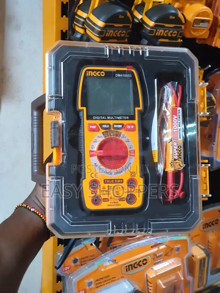 Ingco Digital Multimeter 20000 Counts Auto Range Dc/Ac