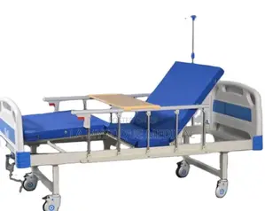 Double Crank ABS Hospital Bed With a Mattress