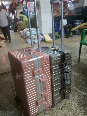 Aluminium Plastic Suitcases. Small.( Gold)